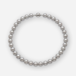 Grey Pearl Magnetic Clasp Necklace