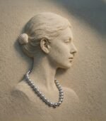 Grey Pearl Magnetic Clasp Necklace - Image 3