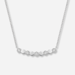 Honeycomb-Set Diamond Necklace