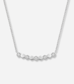 Honeycomb-Set Diamond Necklace