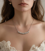 Honeycomb-Set Diamond Necklace - Image 2