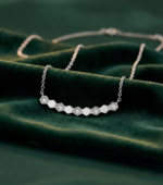 Honeycomb-Set Diamond Necklace - Image 4