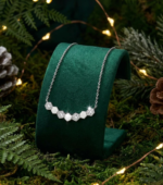 Honeycomb-Set Diamond Necklace - Image 6