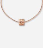 Gold Diamond-Quilted "Lulu Tong" Necklace