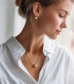 Gold Diamond-Quilted "Lulu Tong" Necklace - Image 3