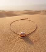 Gold Diamond-Quilted "Lulu Tong" Necklace - Image 6